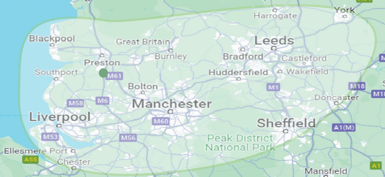 Regional Distribution Centre North - Service area